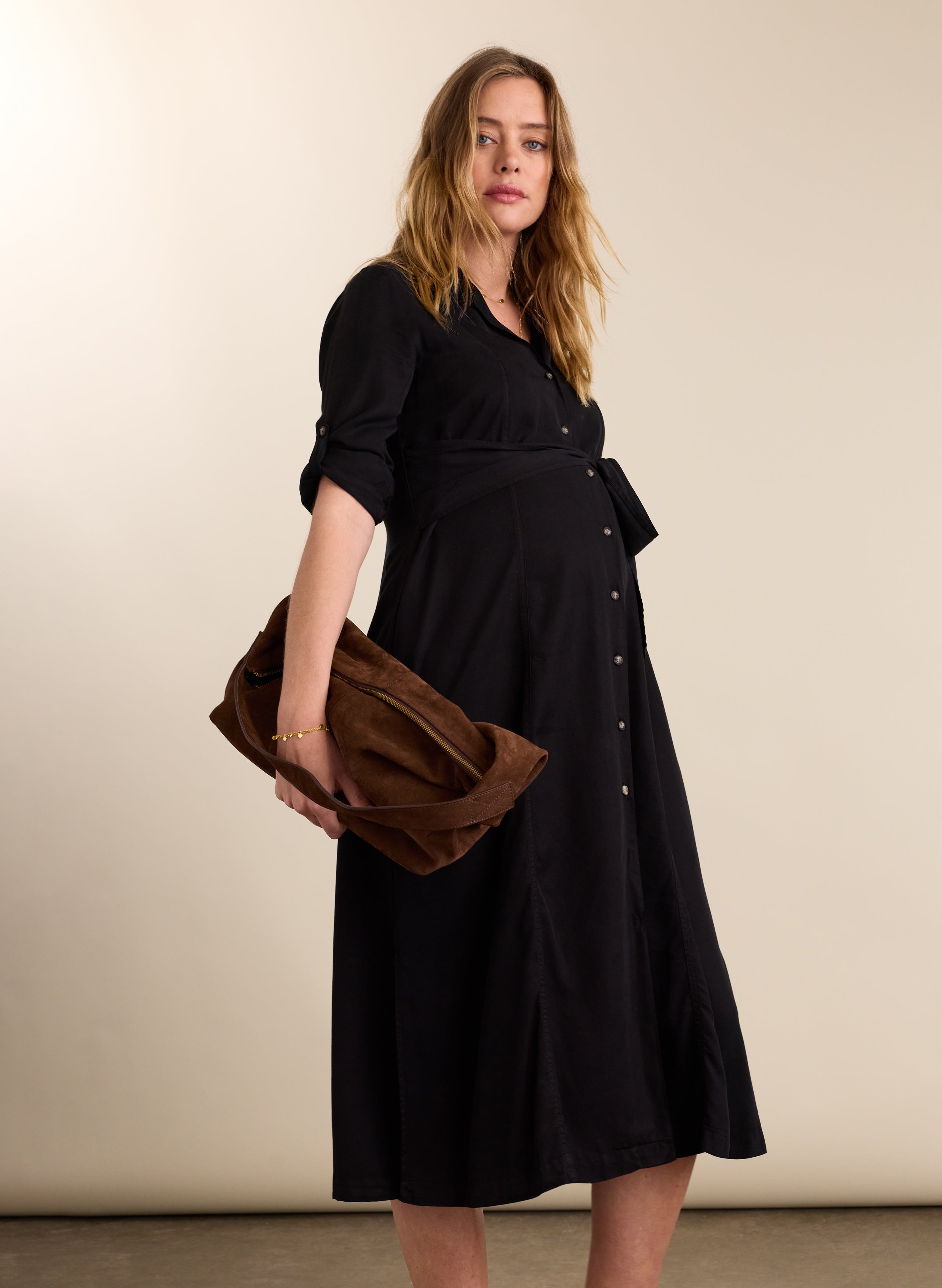 Kelsy Maternity Dress - Caviar Black | Isabella Oliver Isabella Oliver UK Kelsy Maternity Dress - Caviar Black | Isabella Oliver Isabella Oliver UK