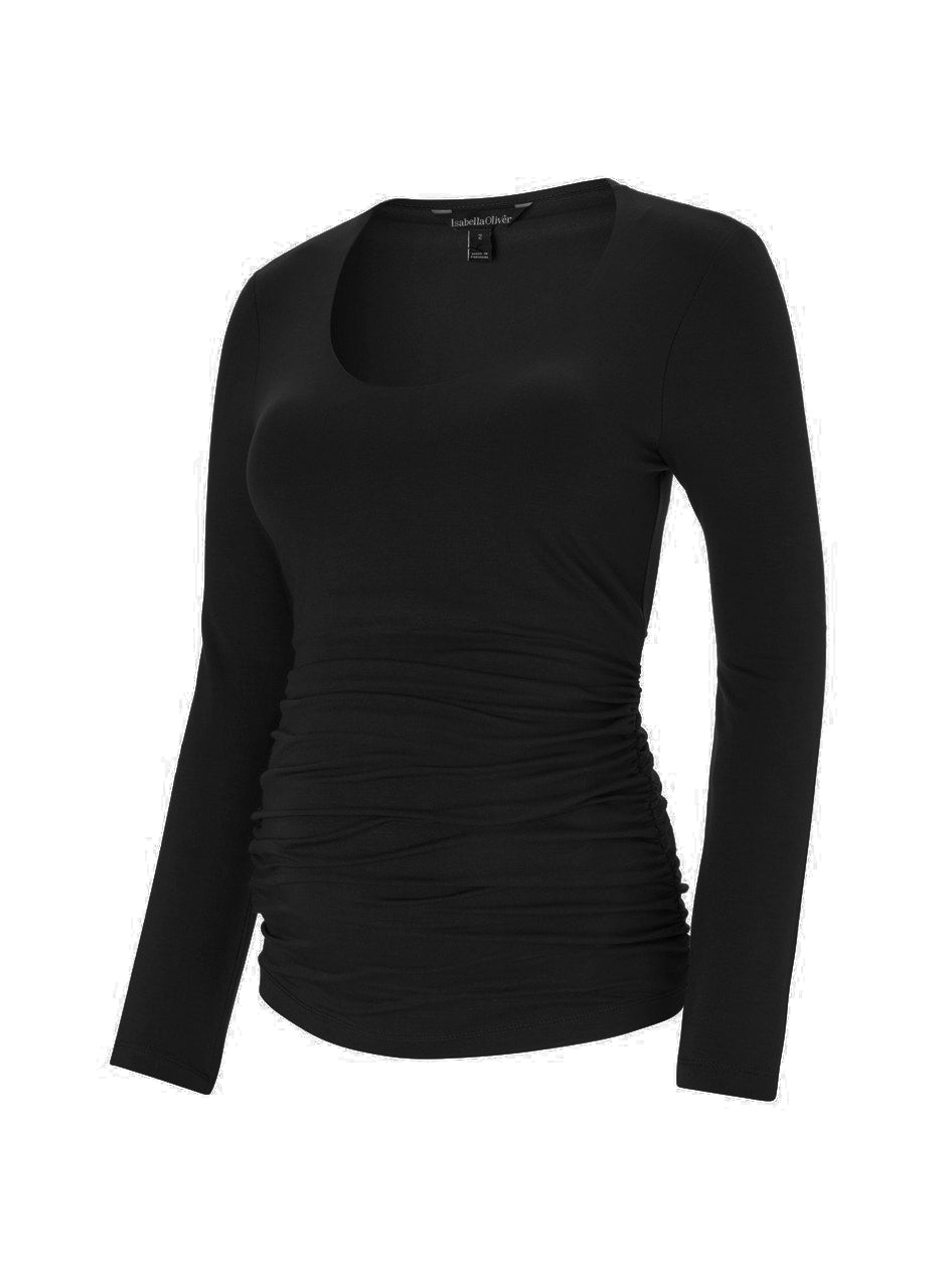 The Essentials Maternity Scoop Top