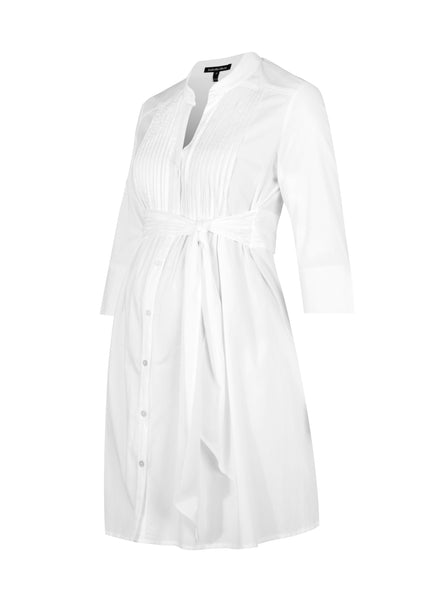 Libby Long Line Maternity Shirt – Isabella Oliver UK