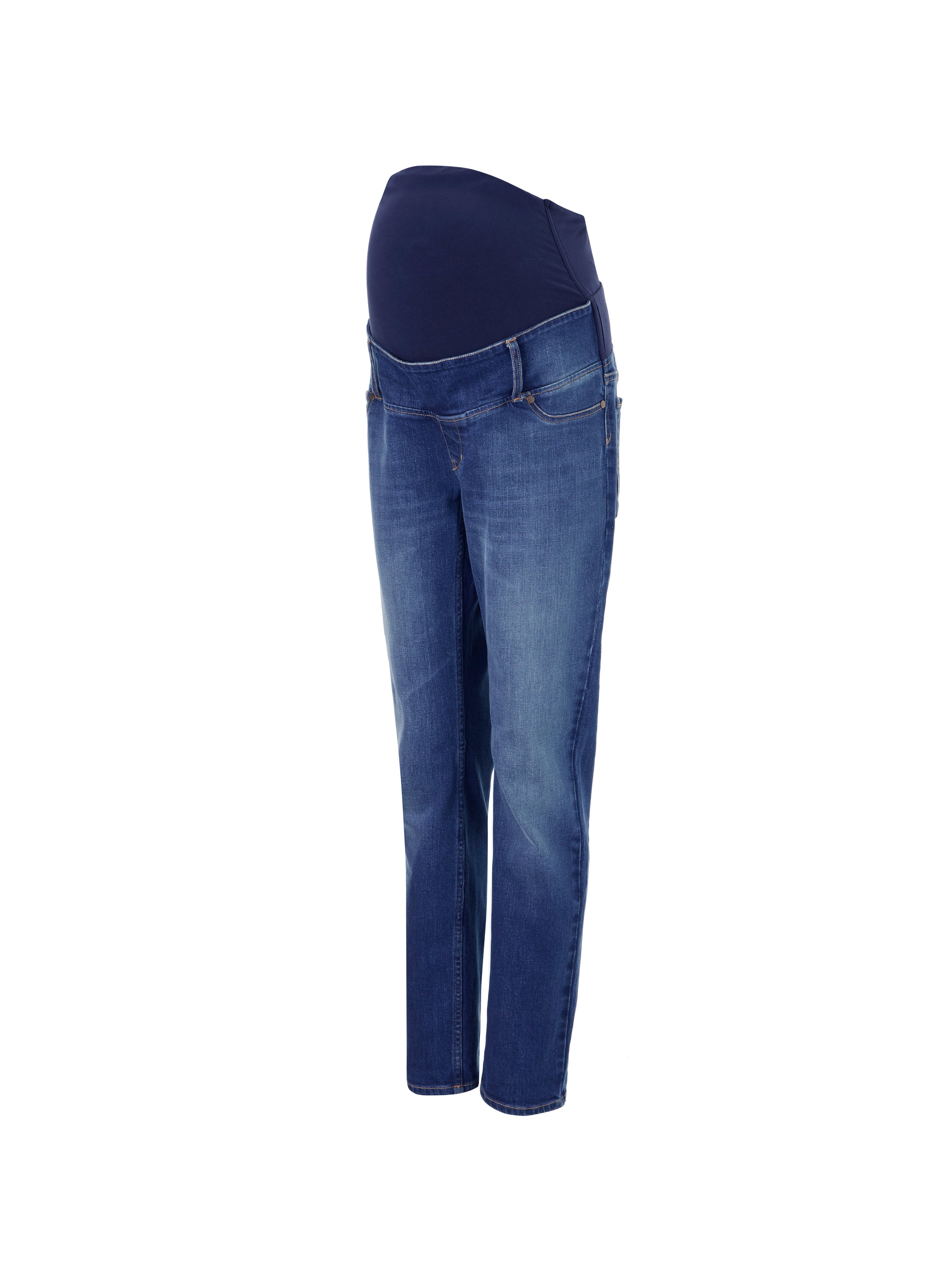 RENT - Over the Bump Organic Maternity Boyfriend Jeans