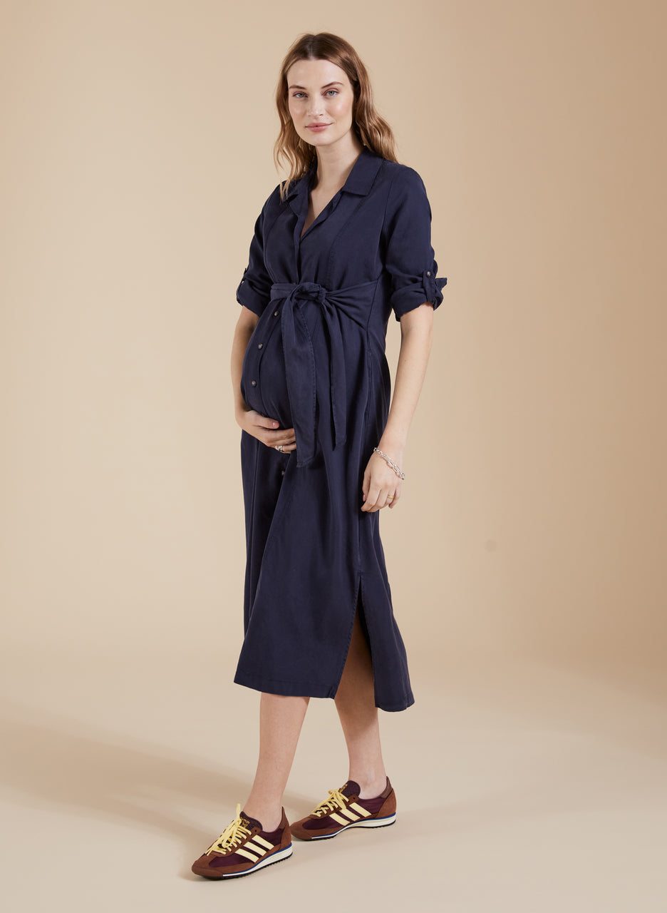 Kelsy Maternity Dress with Tencel™ to Rent