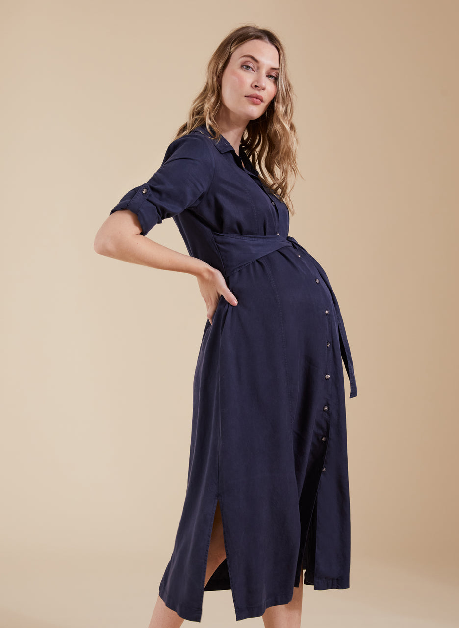 Kelsy Maternity Dress with Tencel™ to Rent