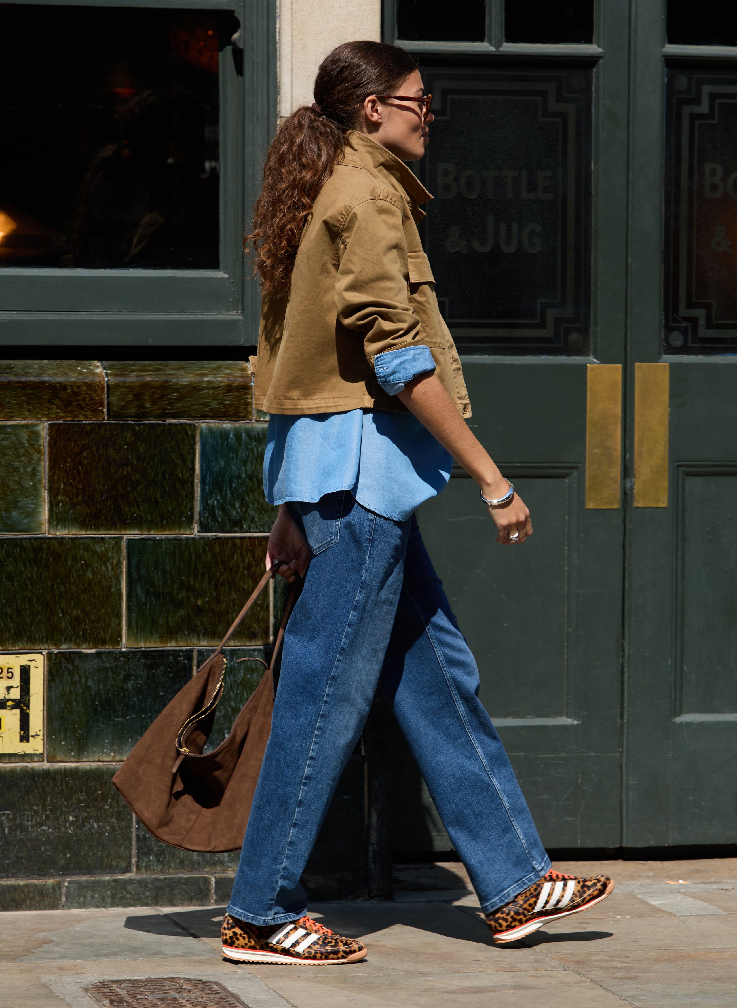 Organic Cotton Maternity Wide Leg Jeans