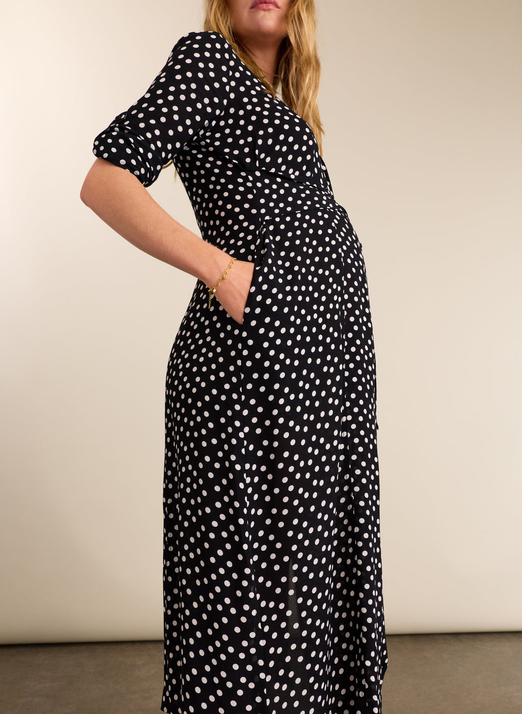 Kelsy Maternity Shirt Dress