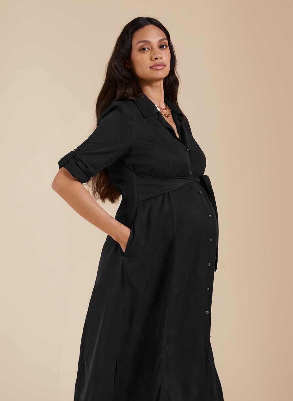 Kelsy Maternity Dress with Tencel™ to Rent