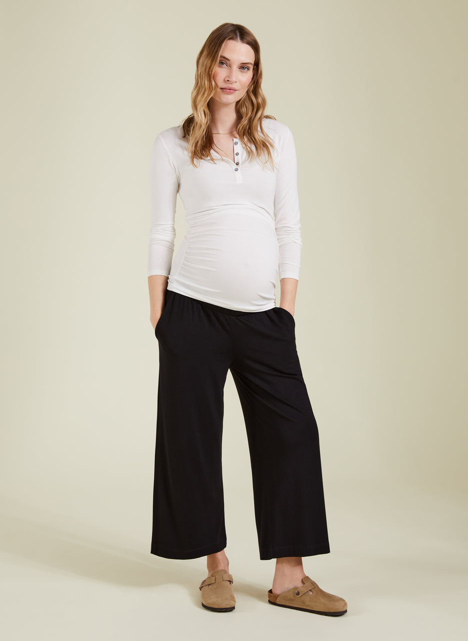 The Essentials Henley Maternity Top 