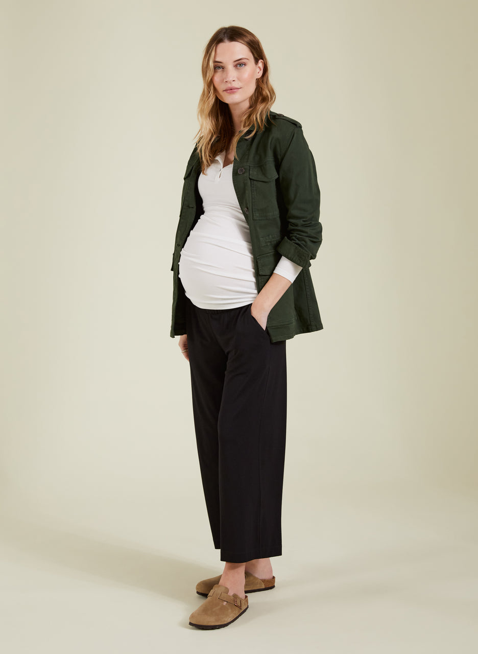 The Essentials Henley Maternity Top 