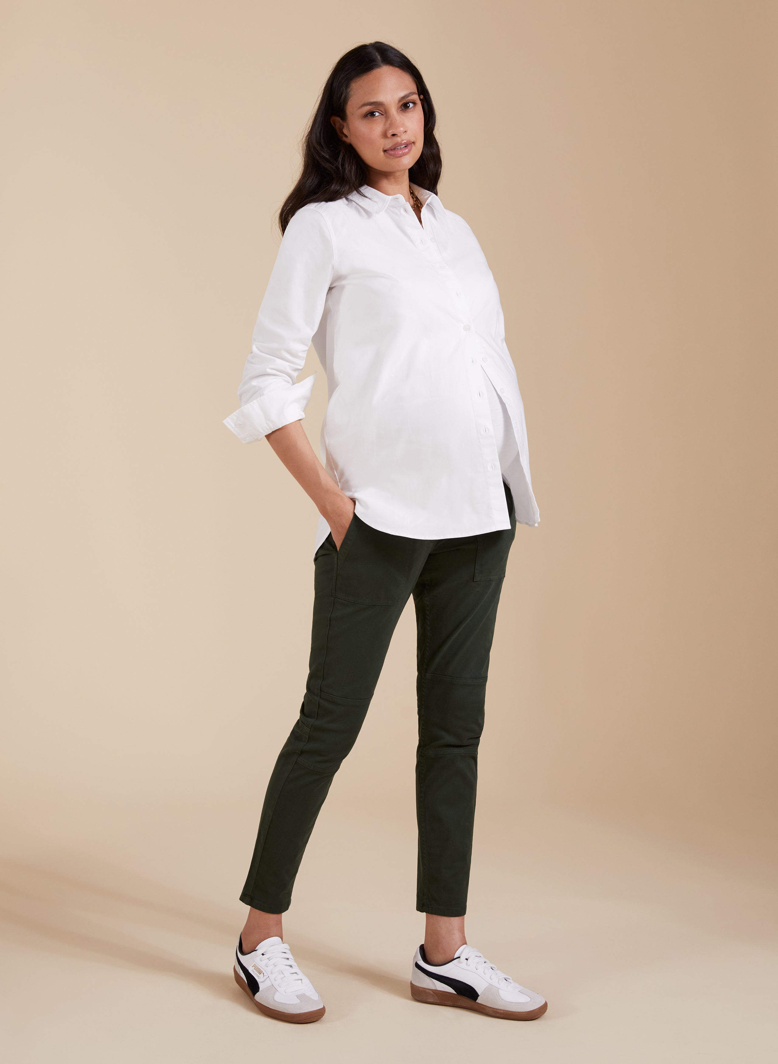 Finlay Organic Cotton Maternity Trousers