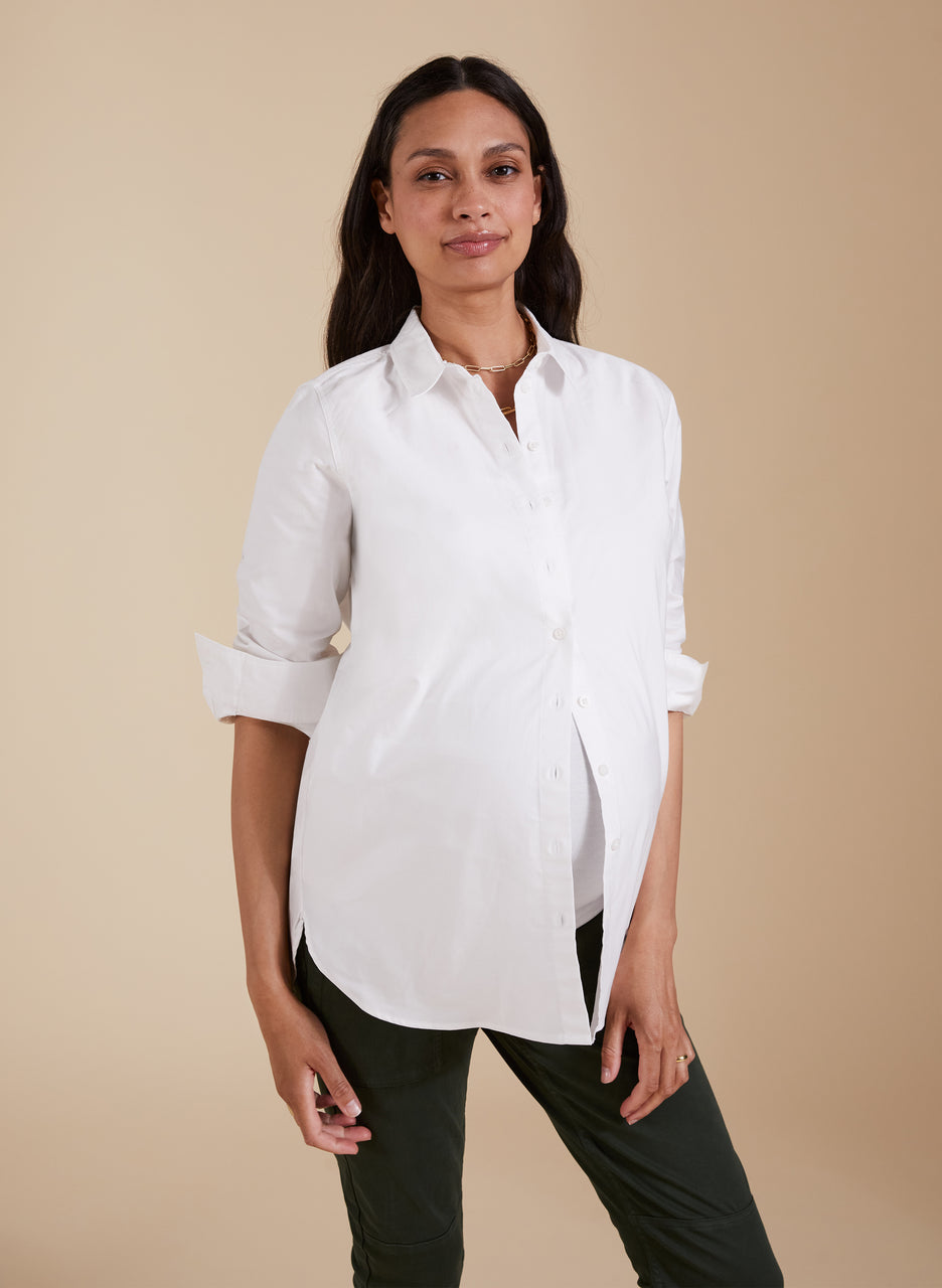 The Essentials Organic Cotton Maternity Shirt