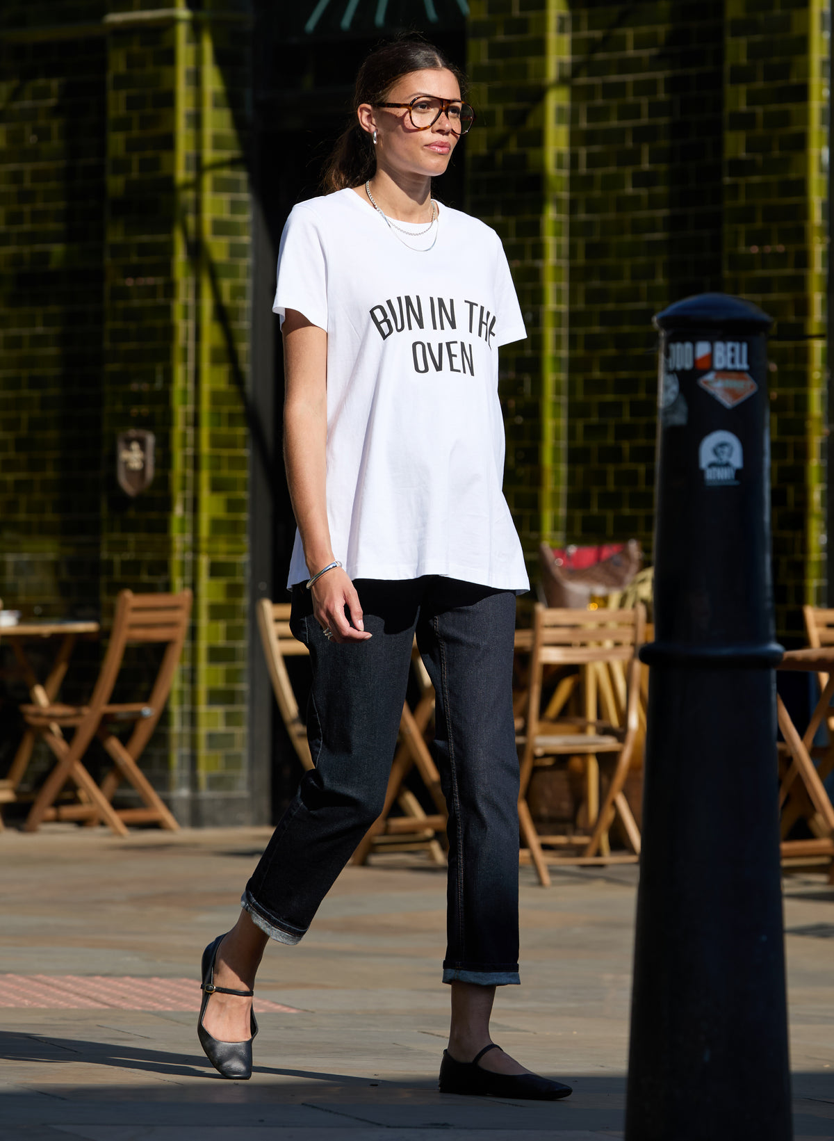 Viola Organic Cotton Maternity Tee