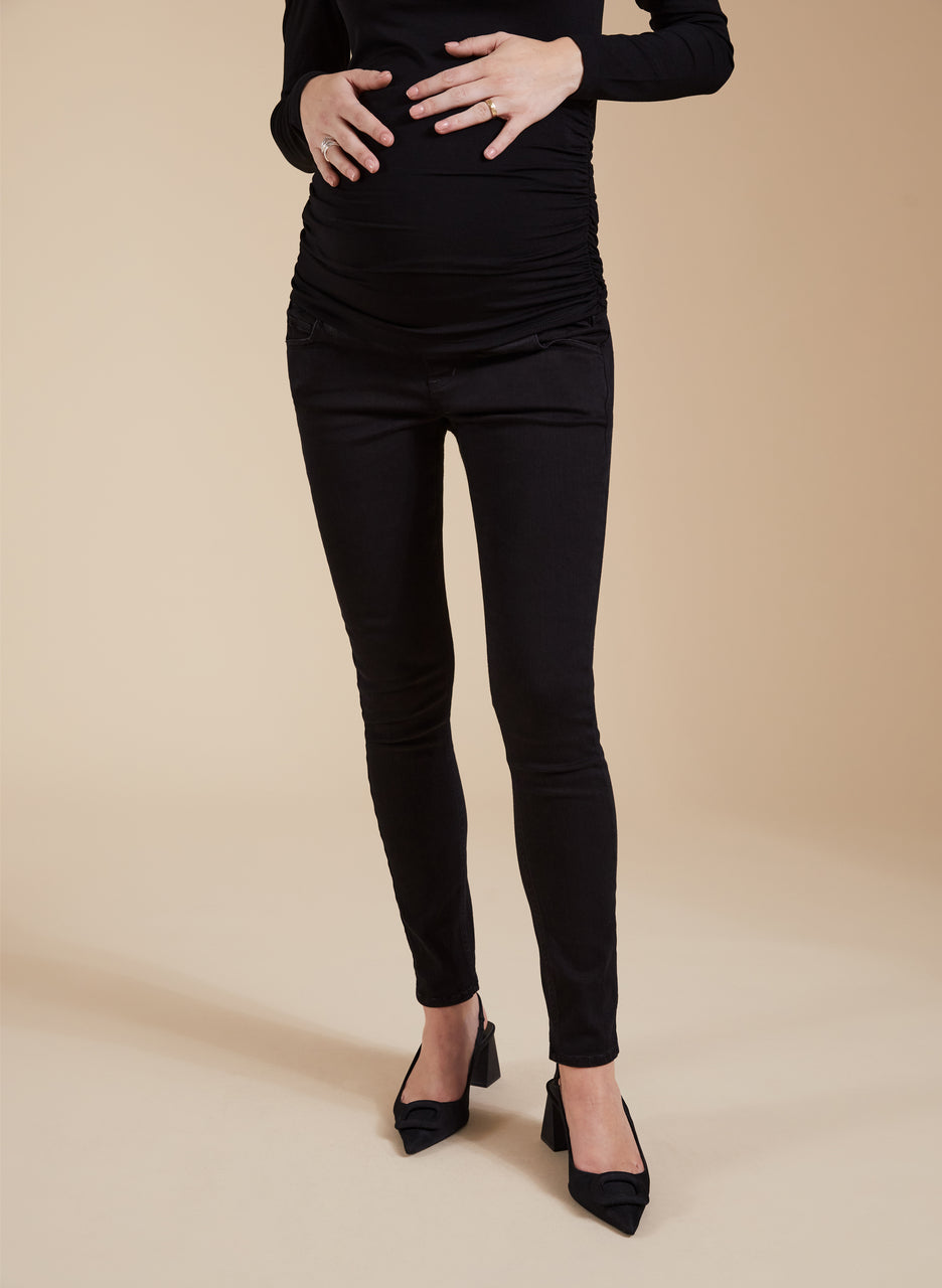 Stretch Organic Cotton Maternity Skinny Jeans