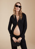 Erica Maternity Top - Caviar Black - Maternity Tops & Tees - Isabella Oliver UK