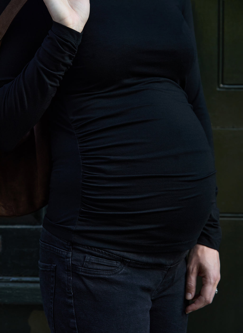 The Essentials Maternity Turtleneck Top