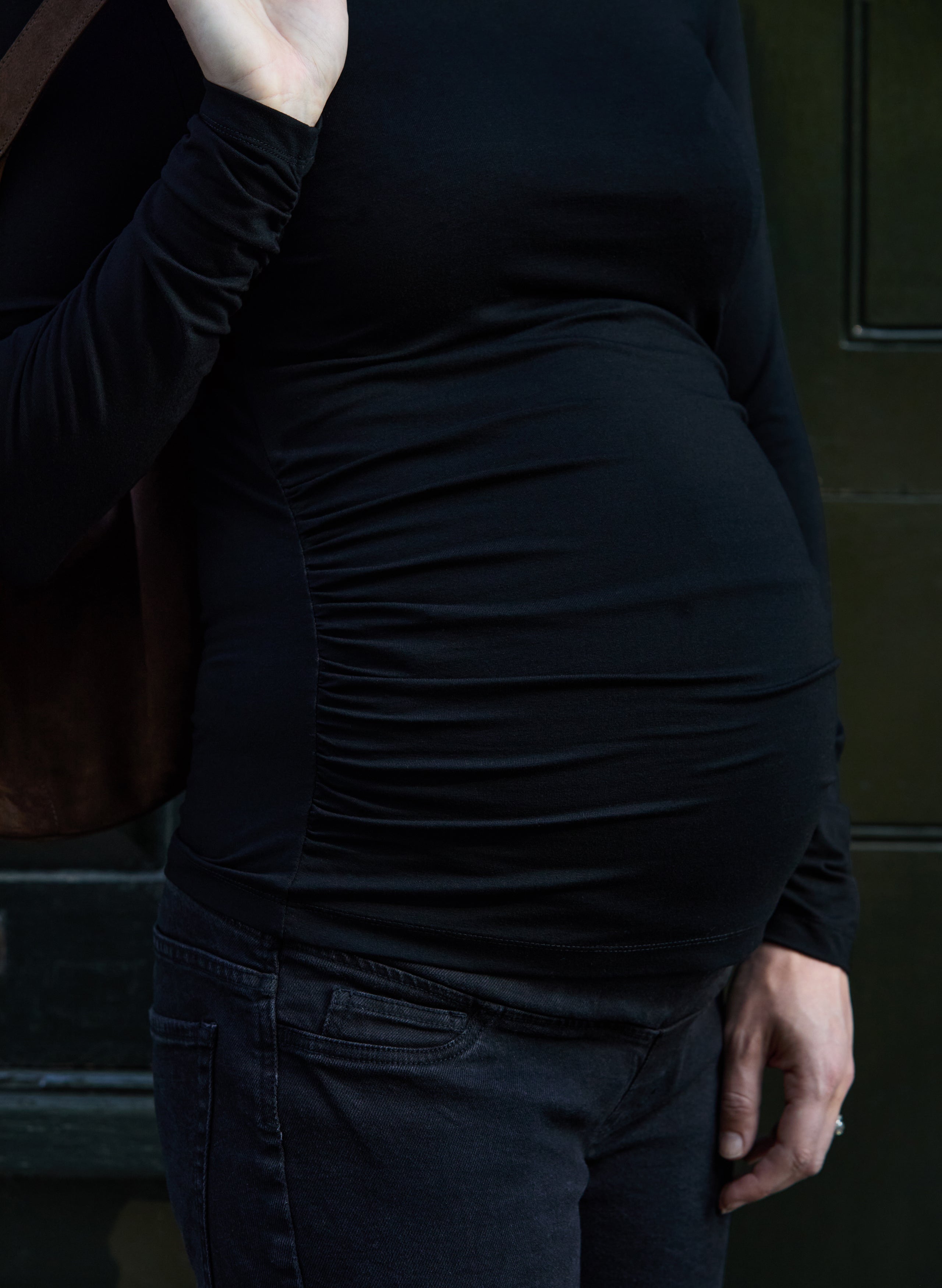 The Essentials Maternity Turtleneck Top