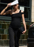 Verna Maternity Top - Caviar Black - Maternity Tops & Tees - Isabella Oliver UK