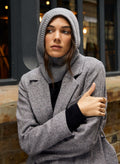 Farrah Recycled Wool Blend Balaclava - Grey Marl - Accessories - Isabella Oliver UK