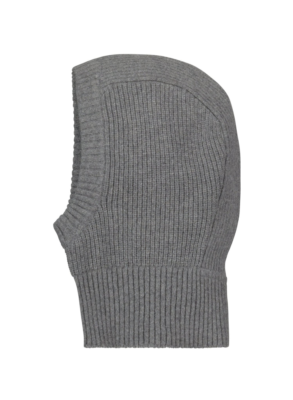 Farrah Recycled Wool Blend Balaclava - Grey Marl - Accessories - Isabella Oliver UK