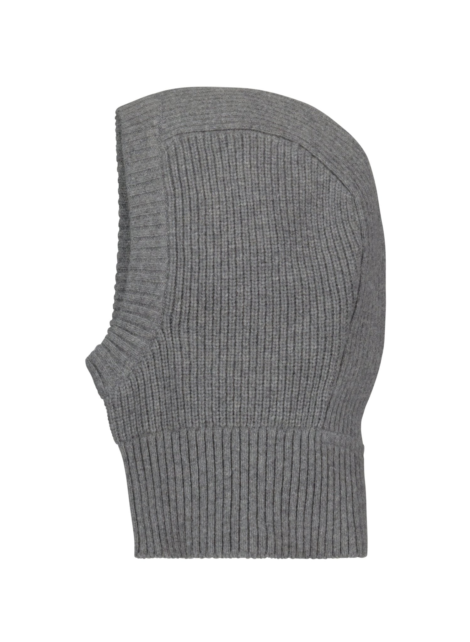 Farrah Recycled Wool Blend Balaclava - Grey Marl - Accessories - Isabella Oliver UK