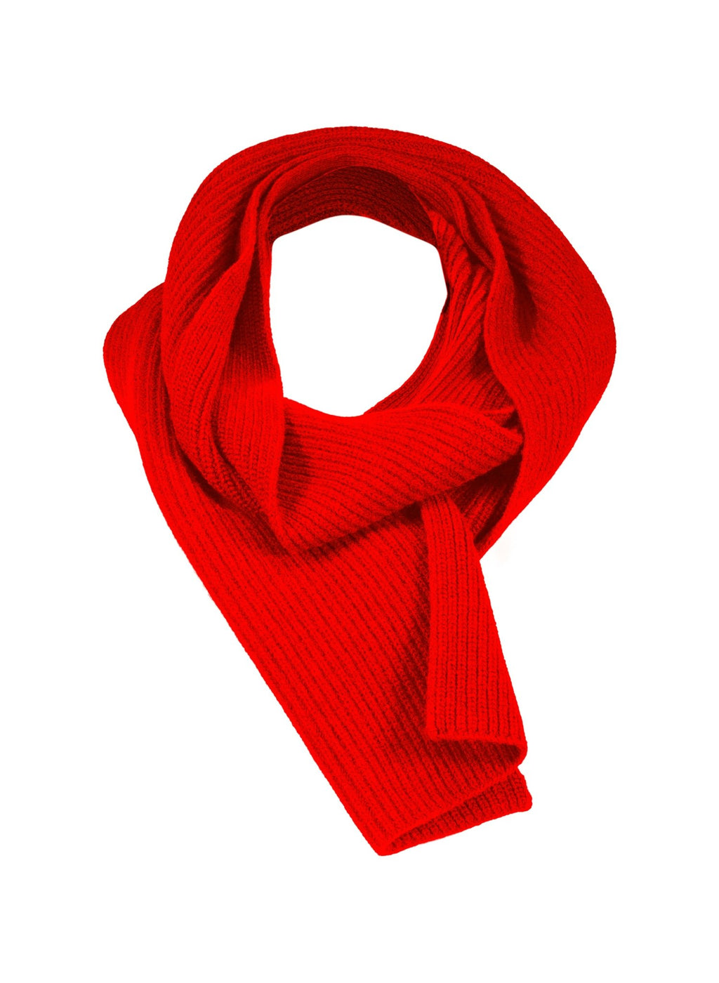 Alina Recycled Wool Scarf - Crimson Red - Accessories - Isabella Oliver UK