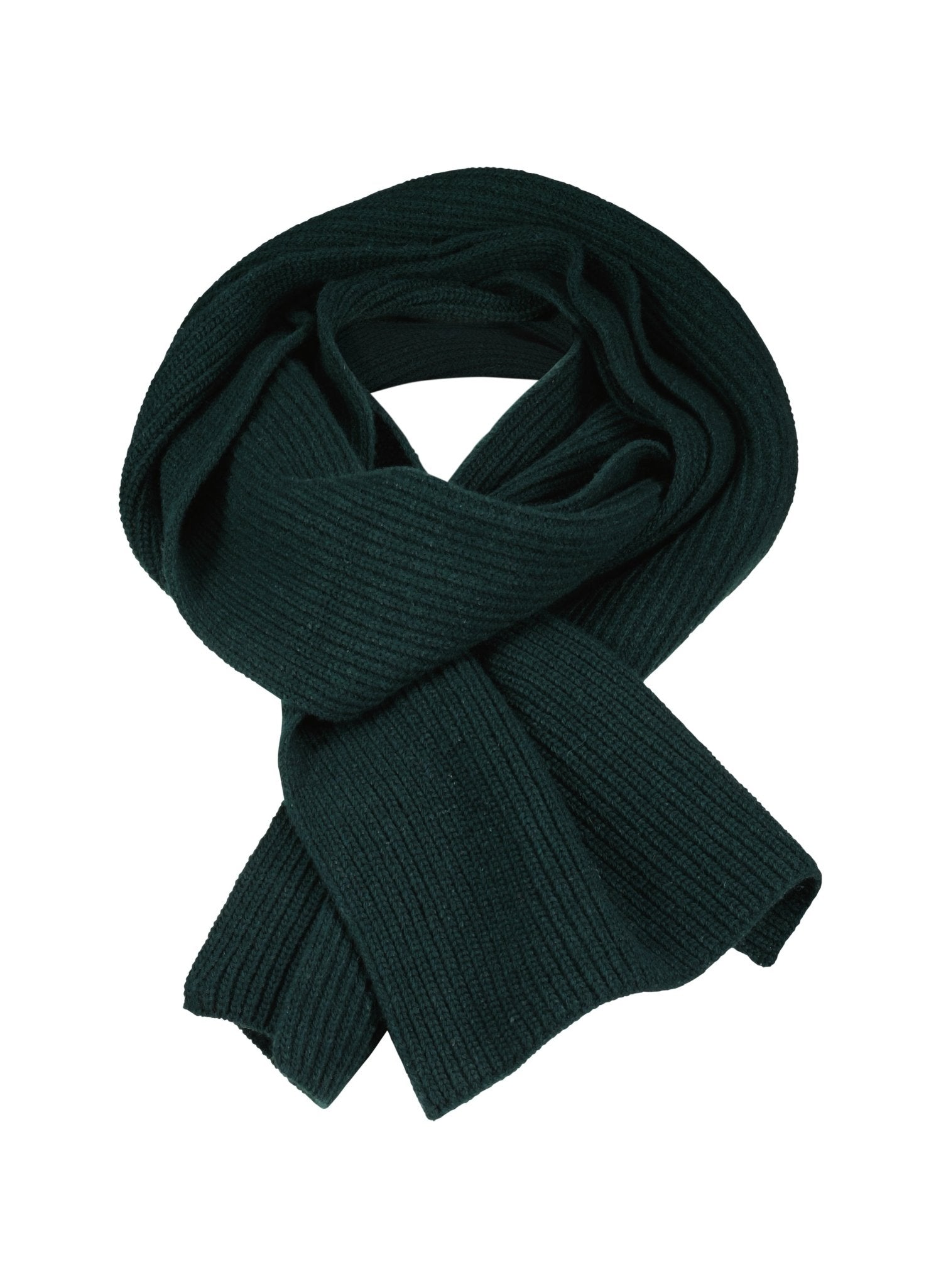 Alina Recycled Wool Scarf - Forest Green - Accessories - Isabella Oliver UK
