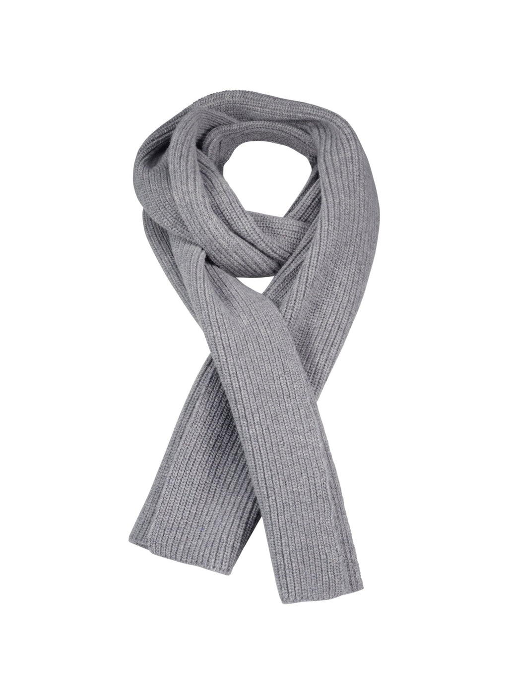 Alina Recycled Wool Scarf - Grey Marl - Accessories - Isabella Oliver UK