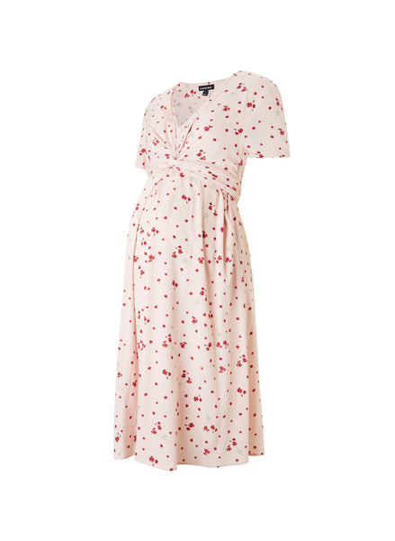 Pre-Loved Leonie Maternity Dress by Isabella Oliver - Blush Petal Print ...