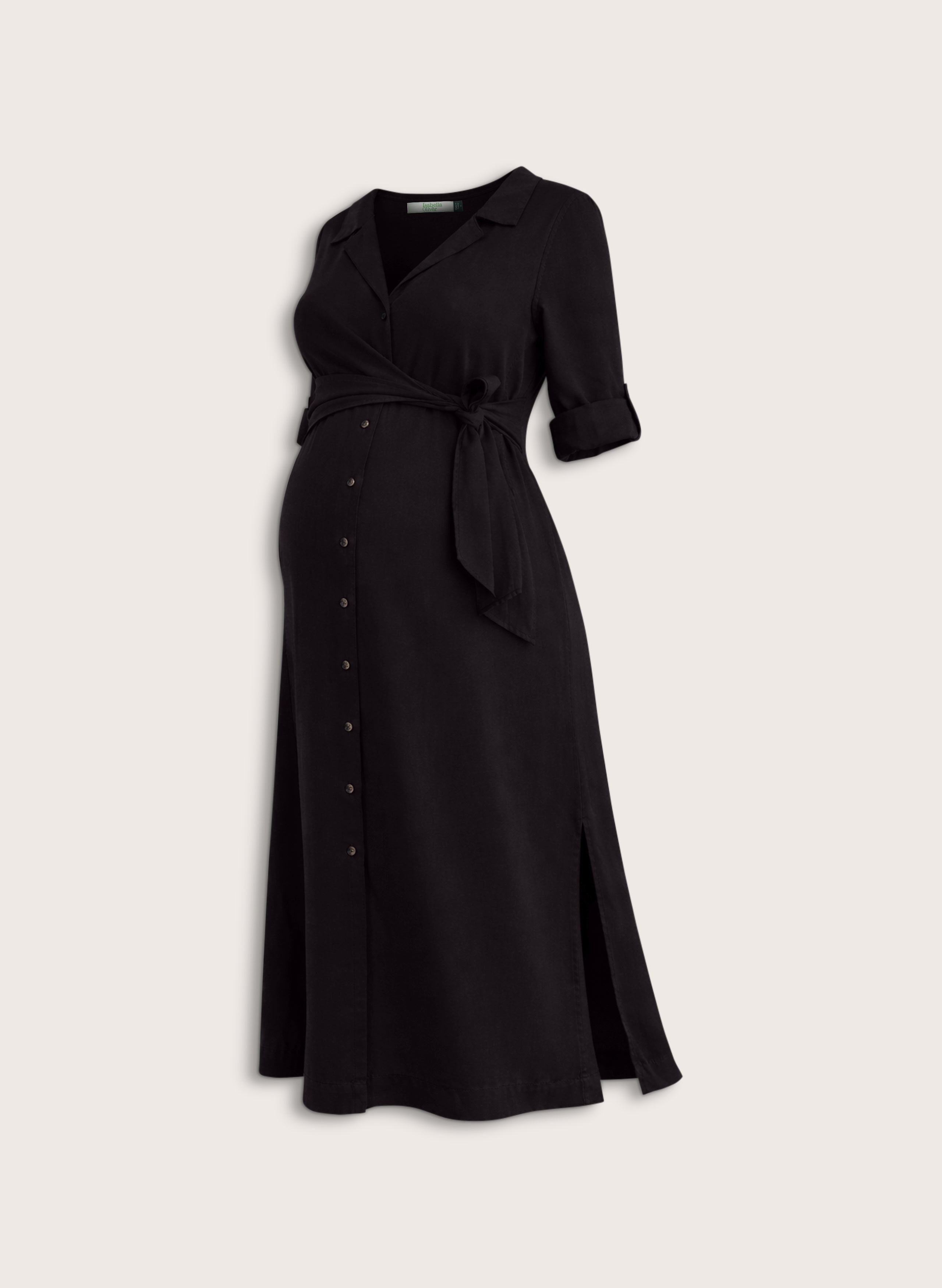 Kelsy Maternity Dress - Caviar Black | Isabella Oliver Isabella Oliver UK Kelsy Maternity Dress - Caviar Black | Isabella Oliver Isabella Oliver UK