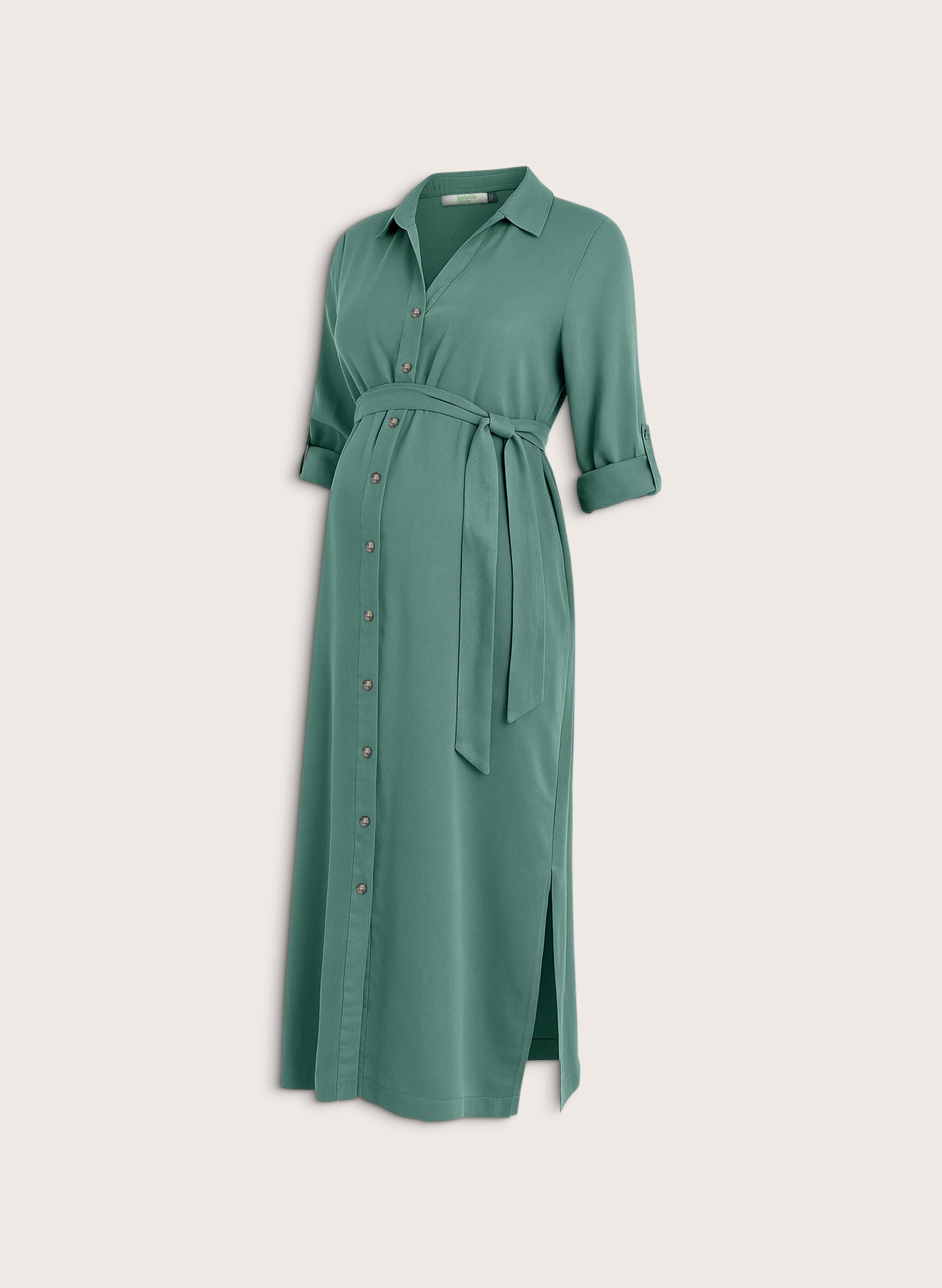 Kelsy Maternity Dress - Khaki