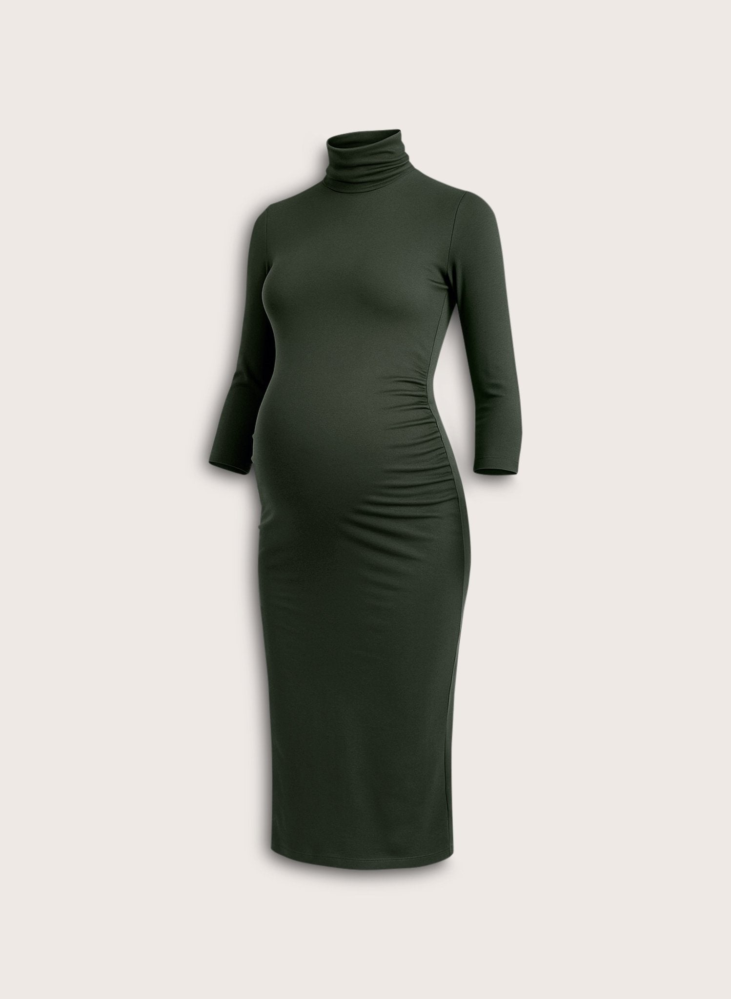 Grayson Maternity Dress Deep Khaki