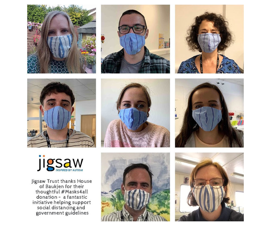 #Masks4all - Masks donated to Jigsaw Trust