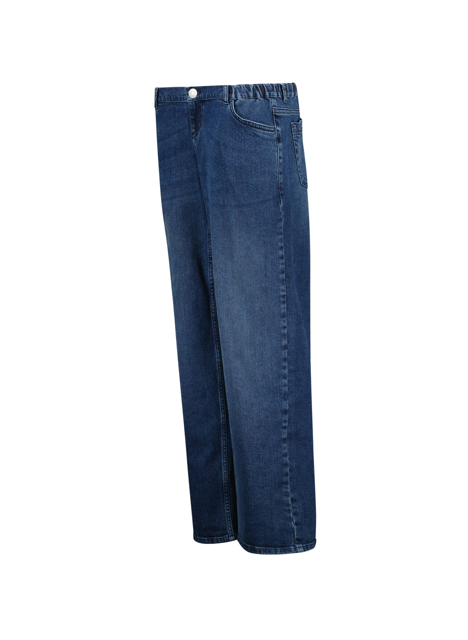 Organic Cotton Maternity Wide Leg Jeans