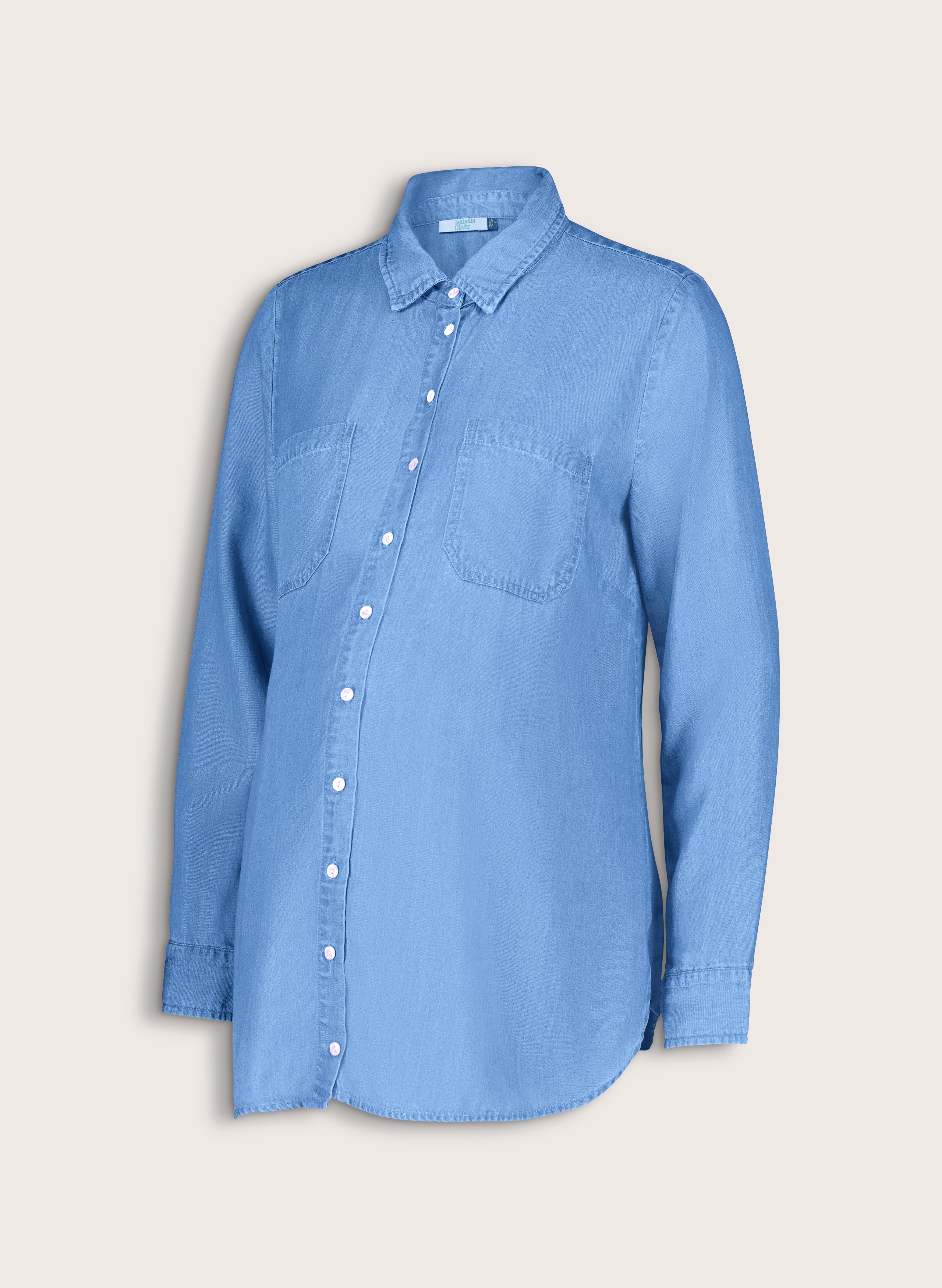 Raffa Chambray Maternity Shirt