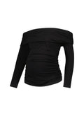 Pre-Loved Philippa Maternity Top - Caviar Black - Pre Loved - Isabella Oliver UK