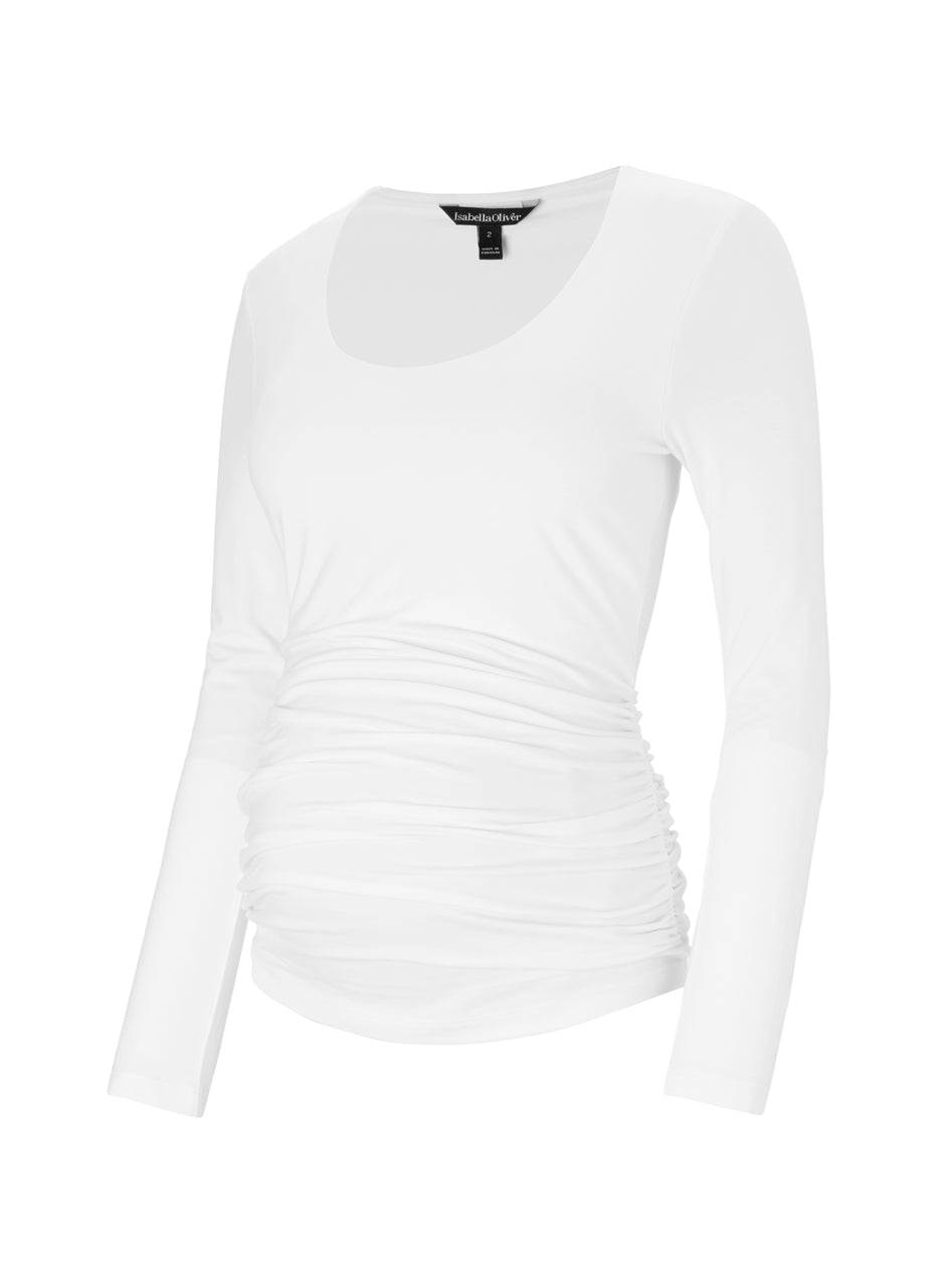 The Essentials Maternity Scoop Top