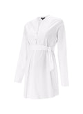 Pre-Loved Granville Maternity Shirt - Pure White - Pre Loved - Isabella Oliver UK