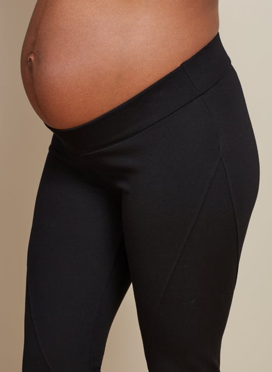 Pre-Loved Maternity Treggings - Caviar Black - Pre Loved - Isabella Oliver UK