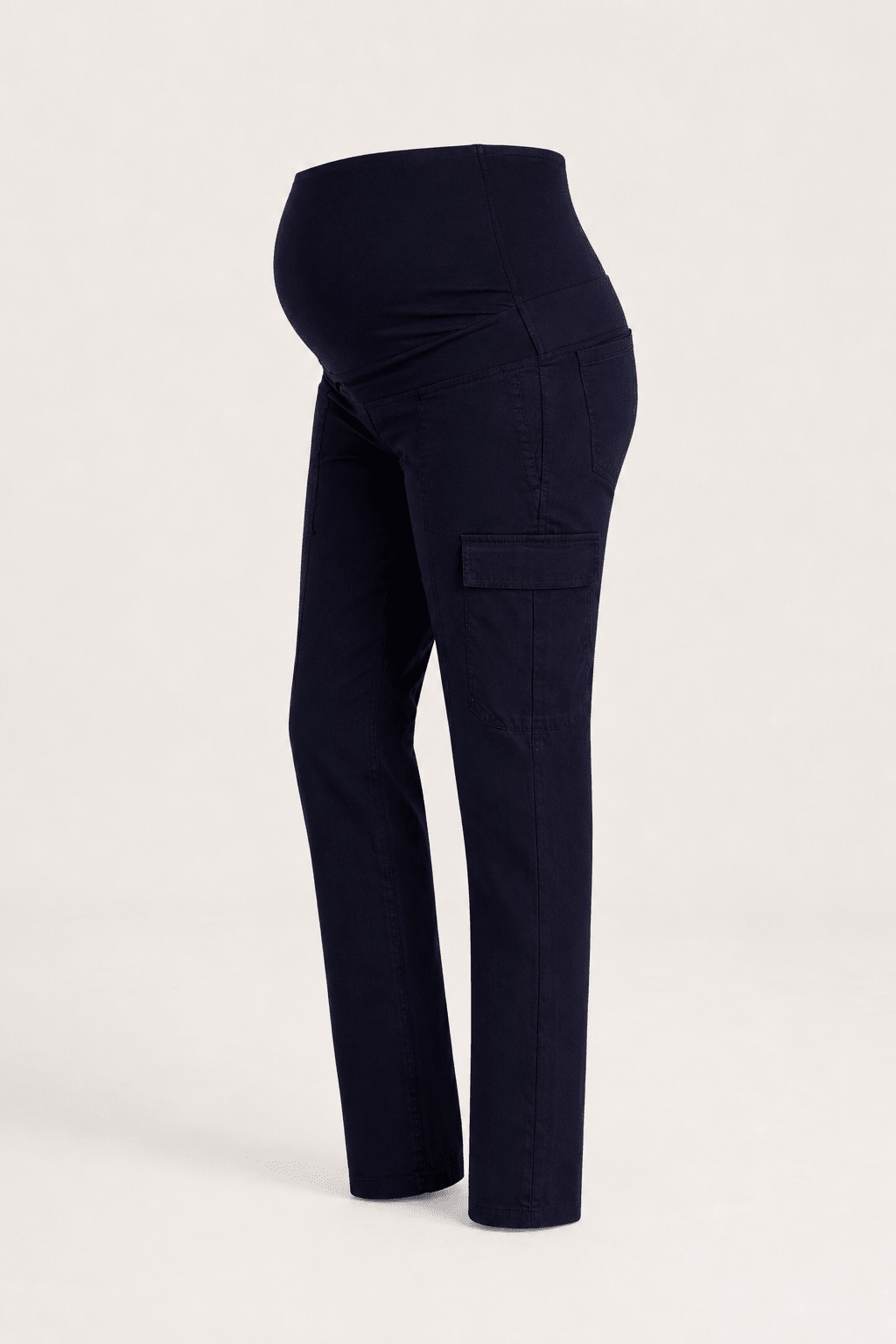 Finlay Organic Cotton Maternity Trousers - Classic Navy - Maternity Jeans, Trousers & Skirts - Isabella Oliver UK