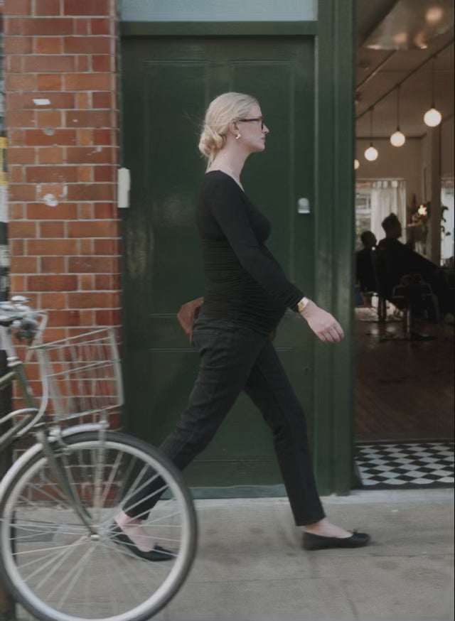 The Essentials Maternity Scoop Top