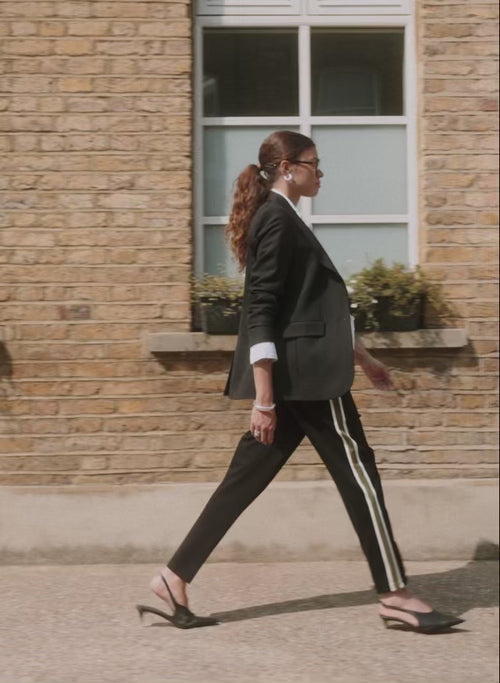 Fae Maternity Pant | Caviar Black & Olive | Isabella Oliver