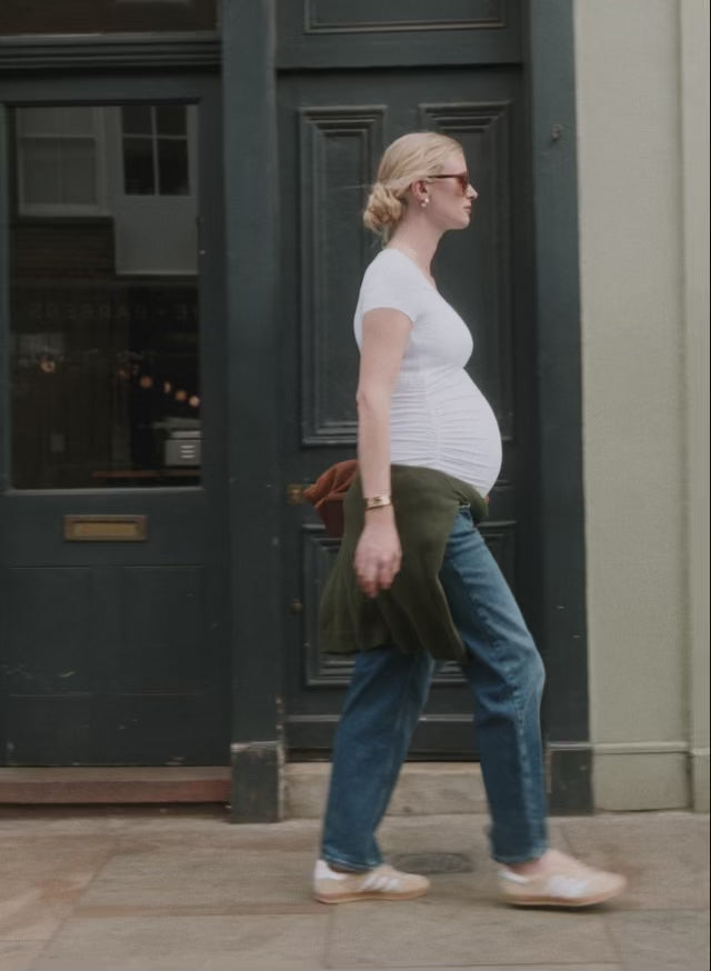 The Essentials Maternity Cap Scoop Top