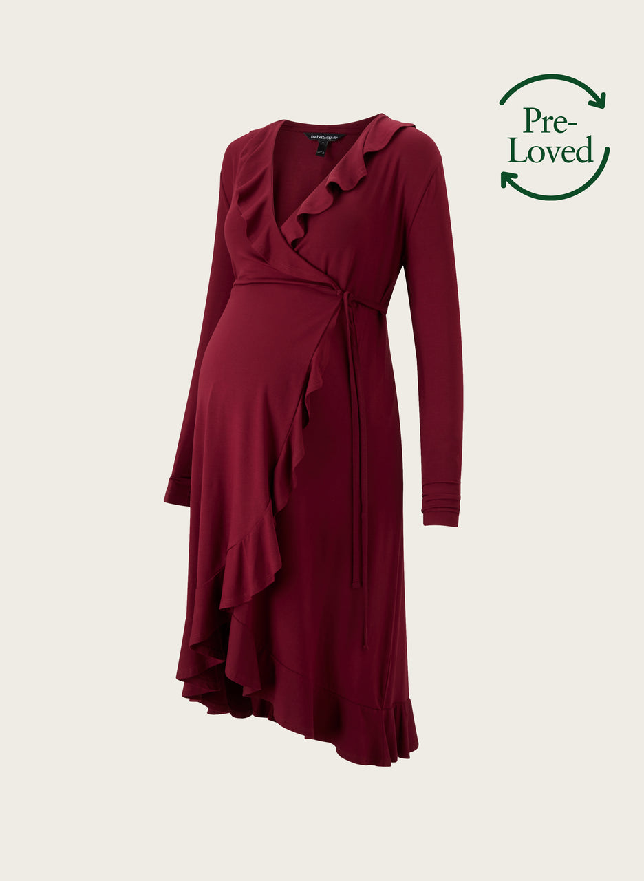 Pre Loved Aurelia Maternity Wrap Dress by Isabella Oliver