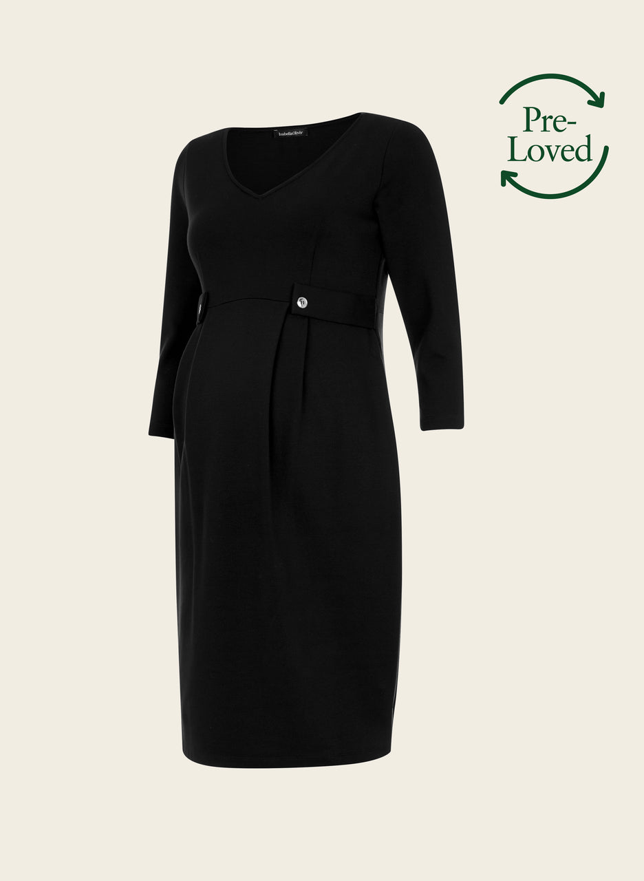Pre-Loved Marlow Maternity Tab Dress by Isabella Oliver
