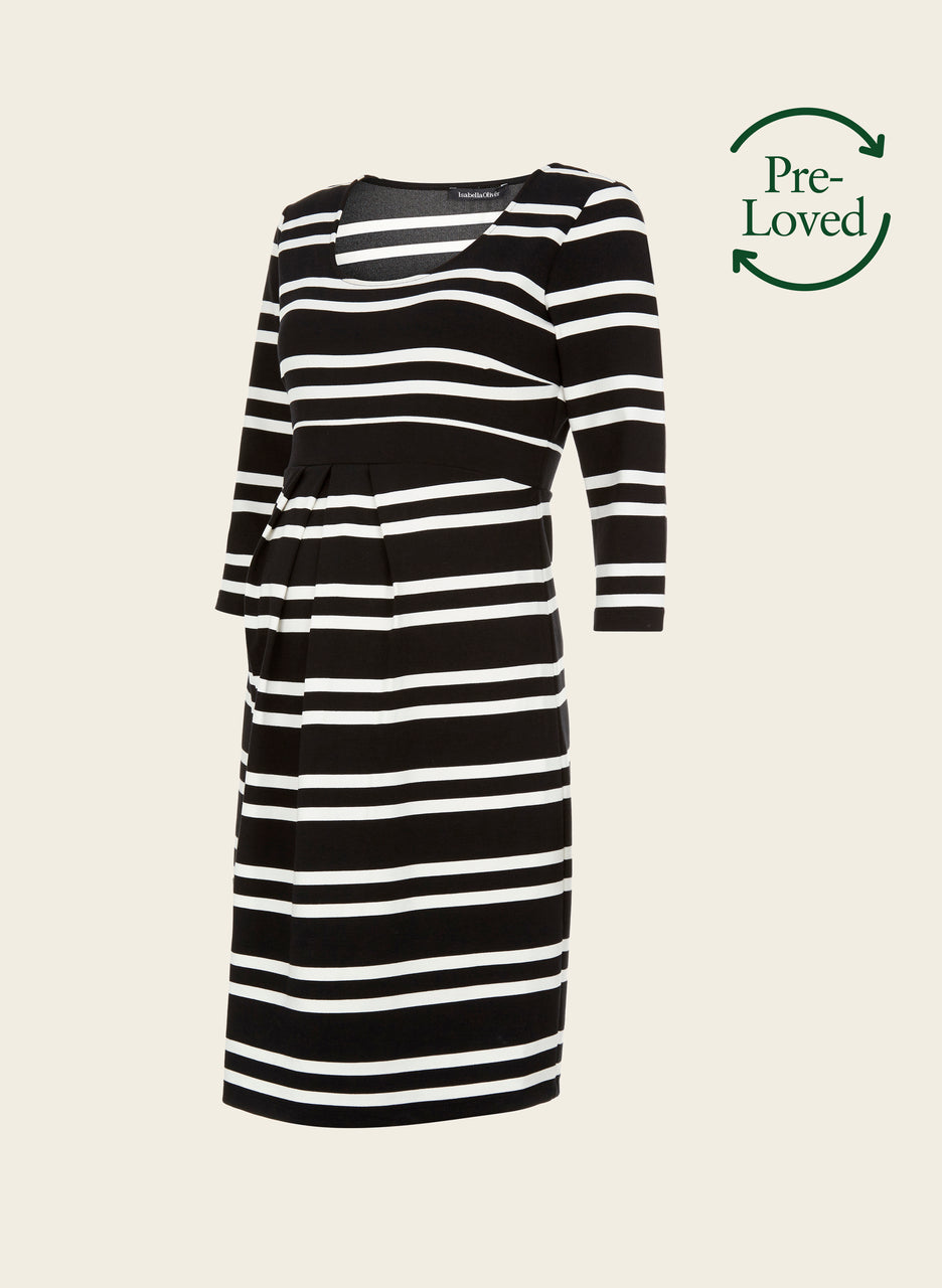 Pre-Loved Finch Maternity Striped Dress by Isabella Oliver