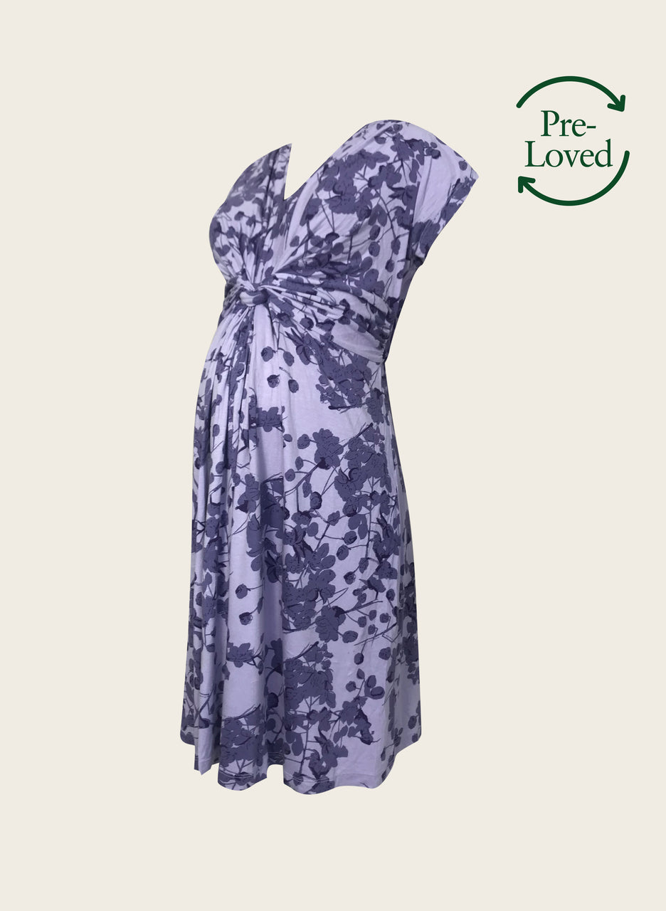 Pre-Loved Knot Front Floral Maternity Dress by Seraphine