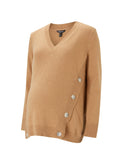 Pre-Loved Abi Greencash Maternity Jumper - Camel - Pre Loved - Isabella Oliver UK