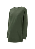 Pre-Loved Holly Organic Maternity Sweatshirt - Deep Khaki - Pre Loved - Isabella Oliver UK