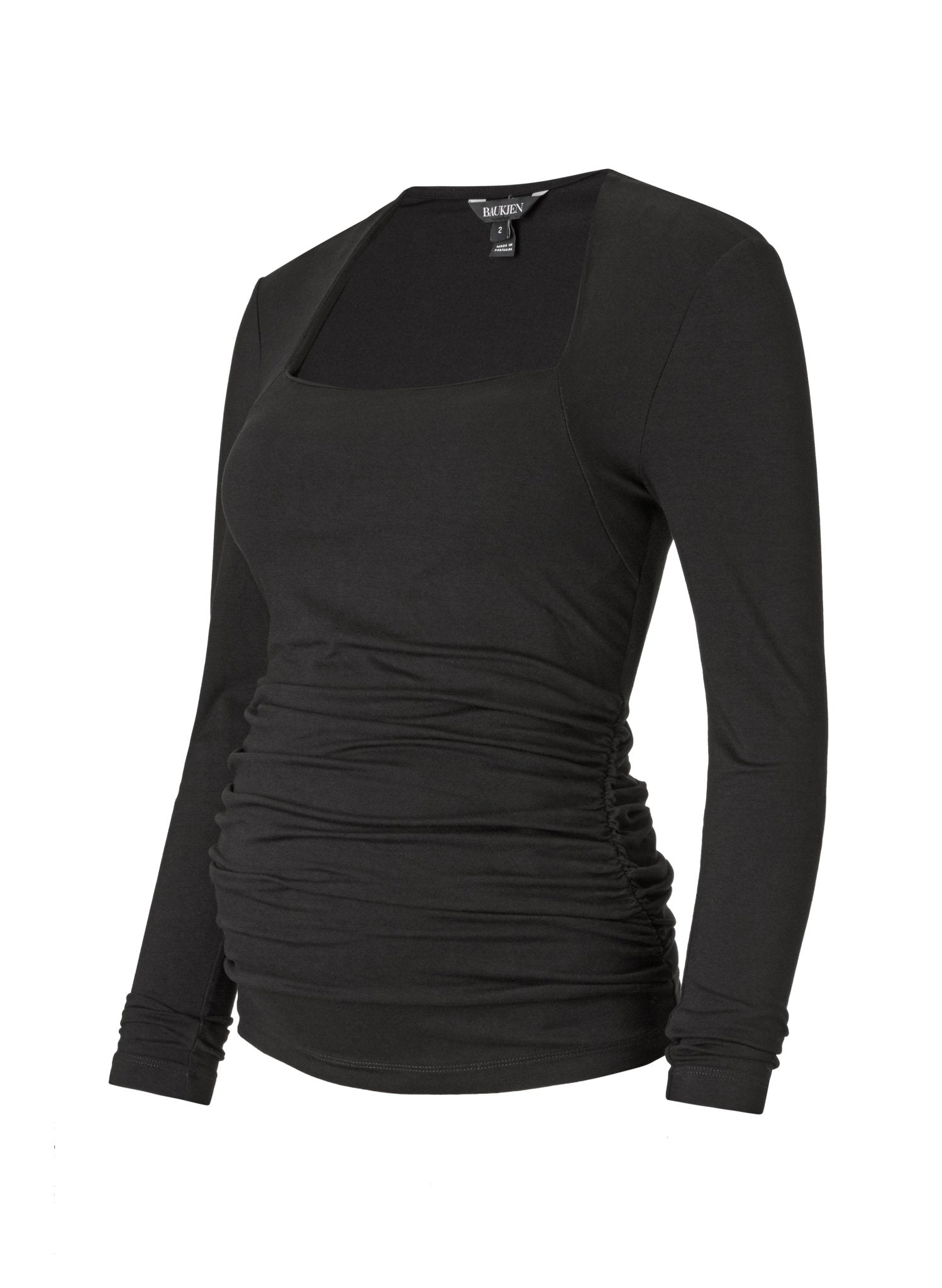Pre-Loved Leah Maternity Top - Caviar Black - Pre Loved - Isabella Oliver UK