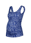 Andel Maternity Tank - Blue WoodlandÿFloral - Maternity Tops & Tees - Isabella Oliver UK