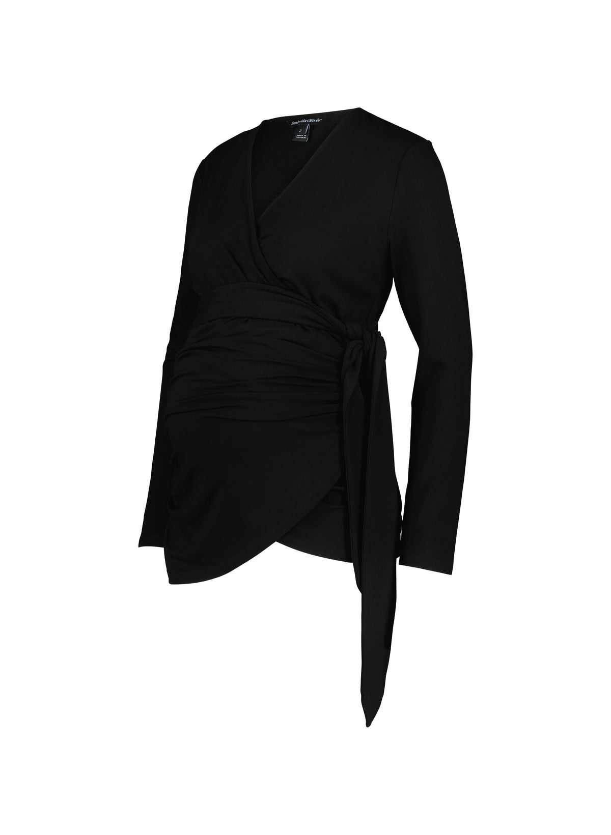 The Essentials Maternity Wrap Top
