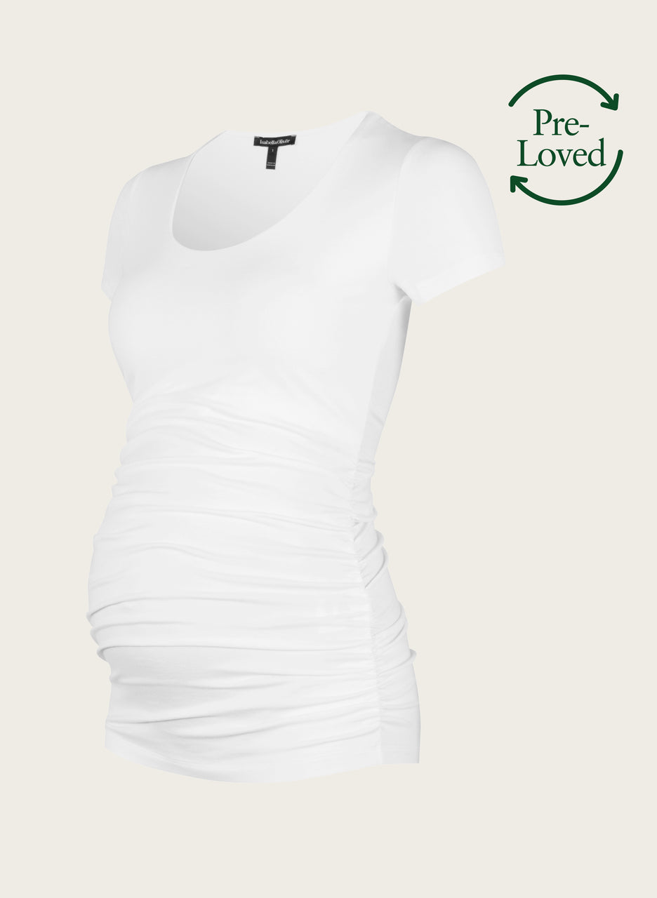 Pre Loved The Maternity Cap Scoop Top with LENZING™ ECOVERO™ by Isabella Oliver